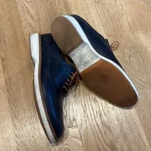 Ferragamo Oxford men’s shoes, Size 11, blue, white, tan. Lightly worn. Salvatore Ferragamo | Shoes | Ferragamo Oxford Mens Shoes  main image 3